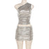 Top Wrap Buttocks Pleated Hot Short Skirt Set - ROUTINE FASHION